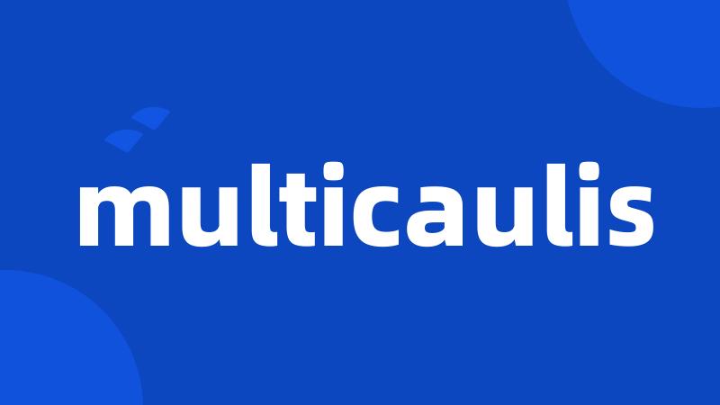 multicaulis