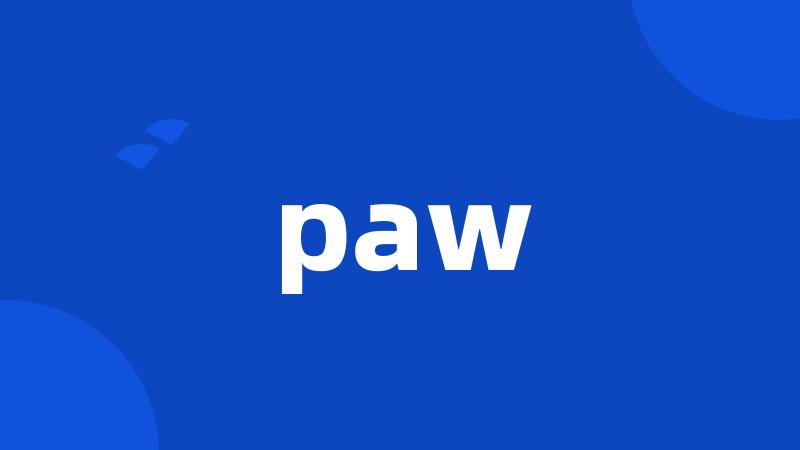 paw