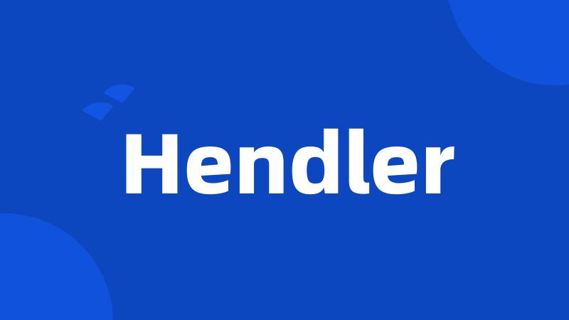 Hendler