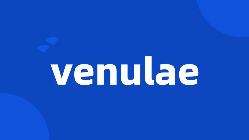 venulae