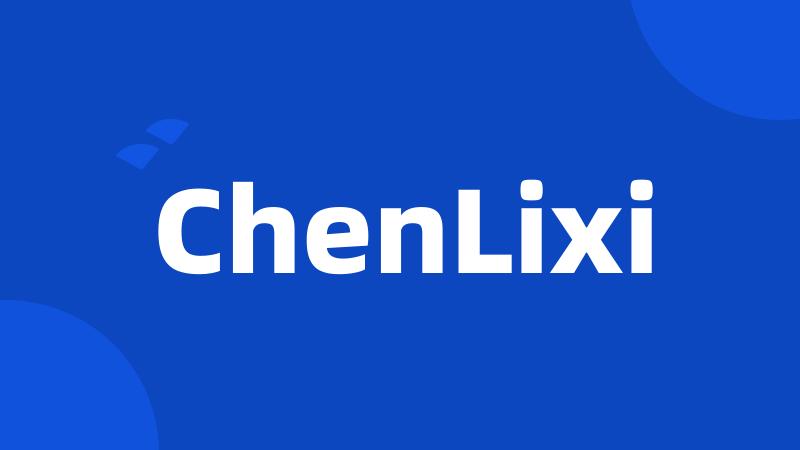 ChenLixi