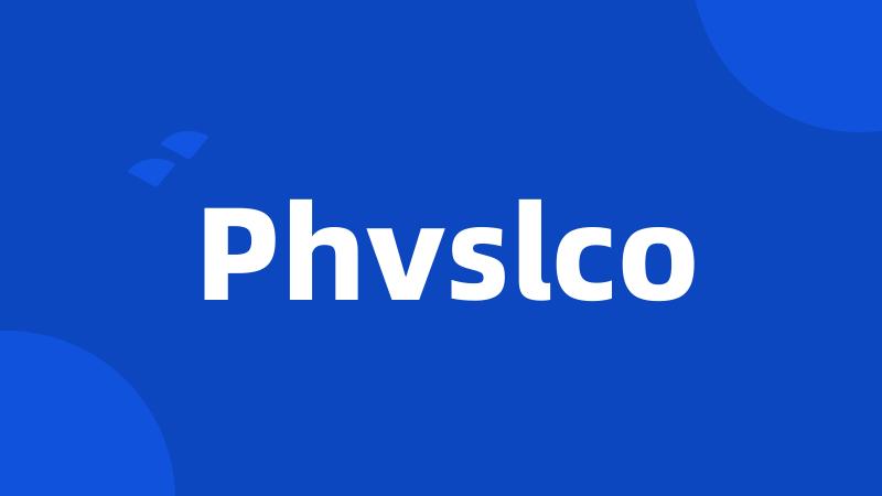 Phvslco