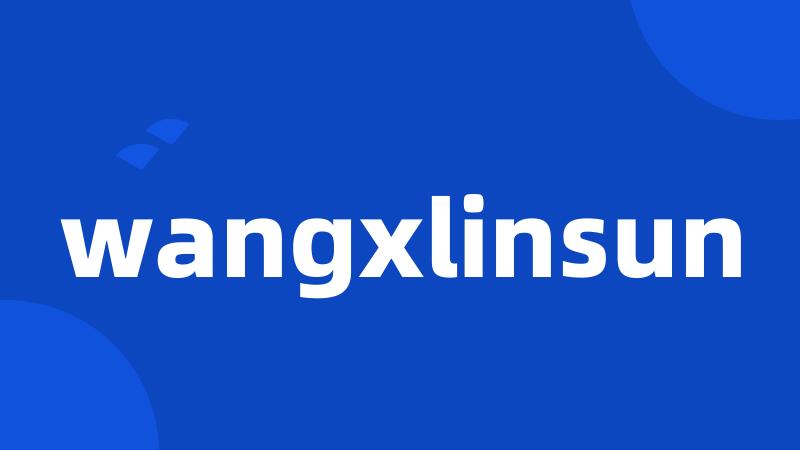 wangxlinsun