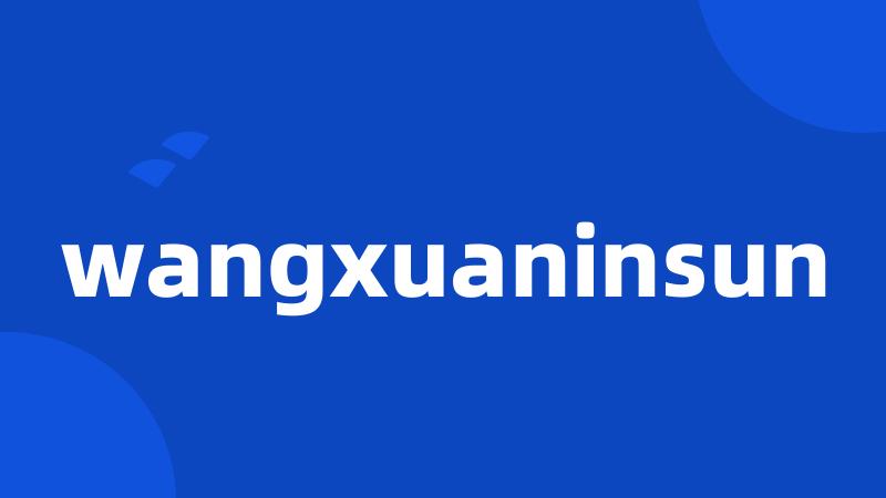 wangxuaninsun