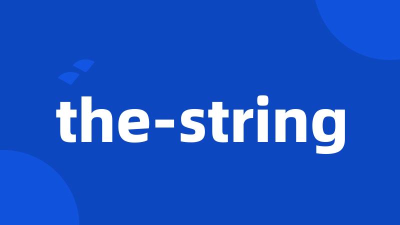 the-string