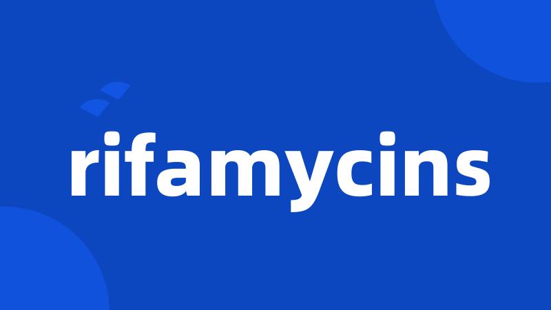 rifamycins