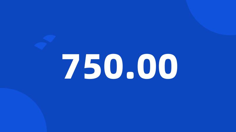 750.00