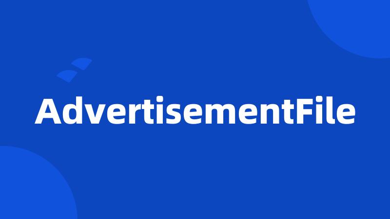 AdvertisementFile