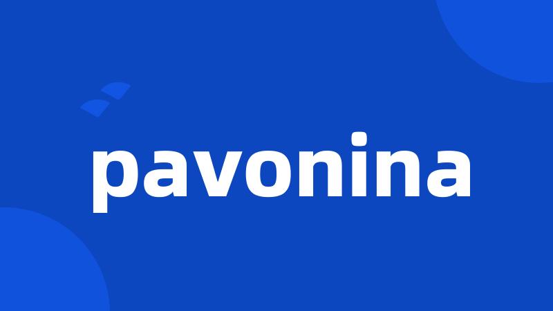 pavonina