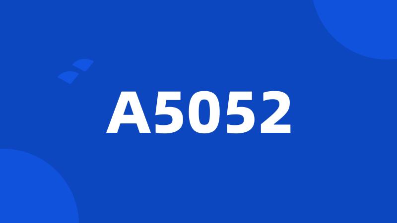 A5052