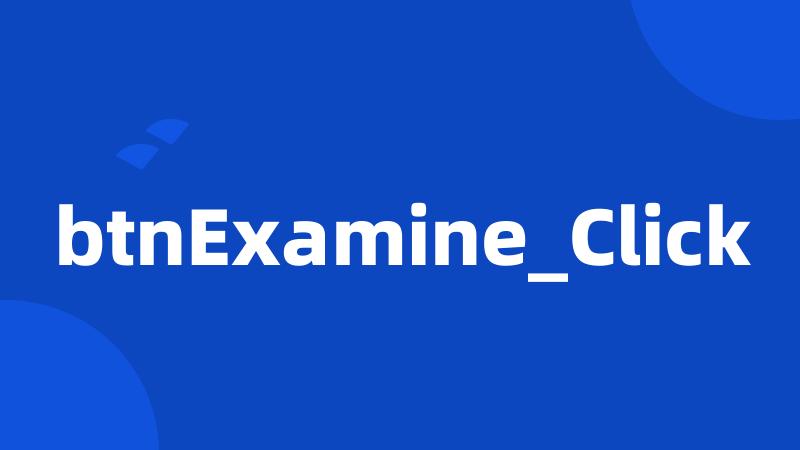 btnExamine_Click