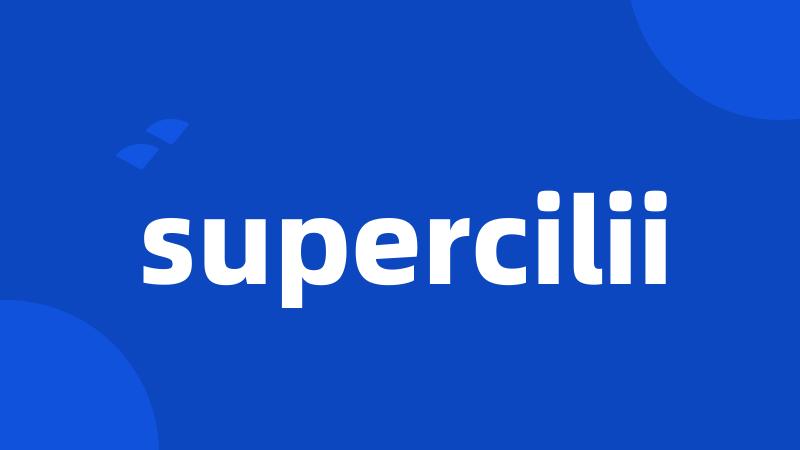 supercilii