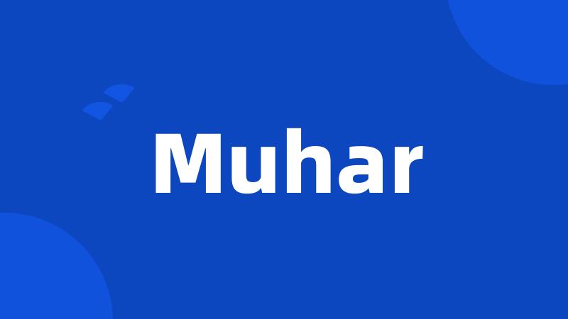 Muhar