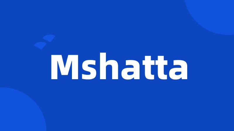 Mshatta