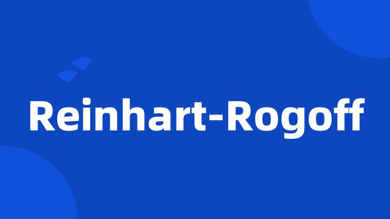 Reinhart-Rogoff