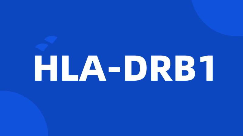 HLA-DRB1