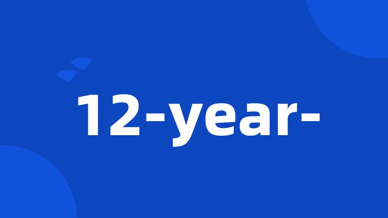 12-year-