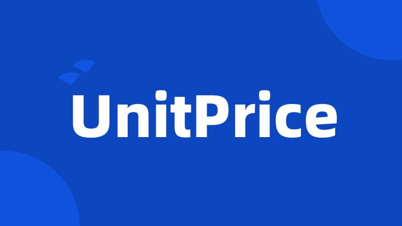 UnitPrice