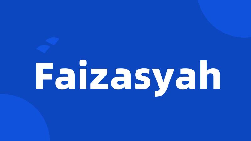 Faizasyah