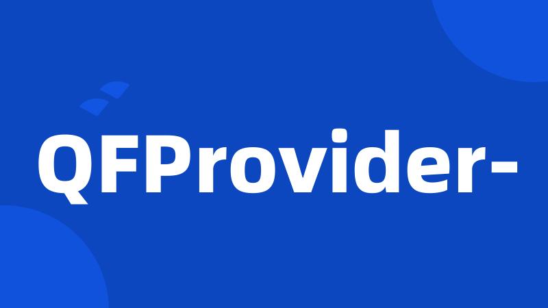 QFProvider-