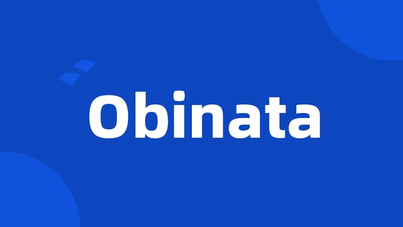 Obinata