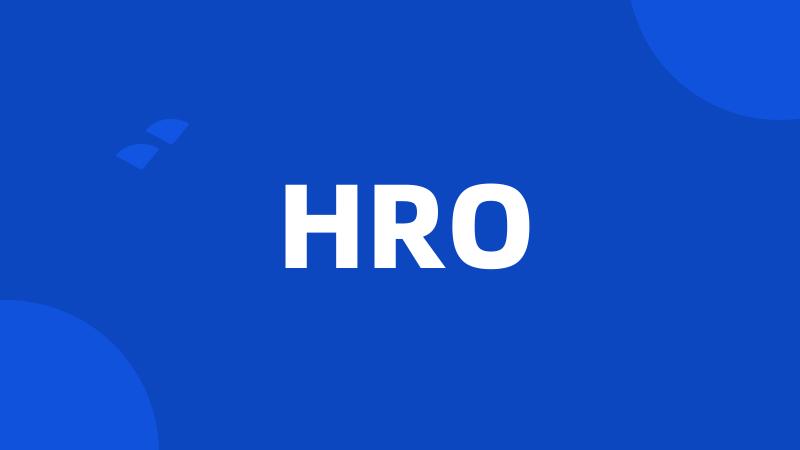 HRO