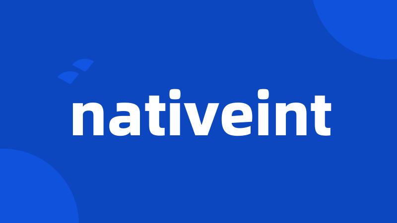 nativeint