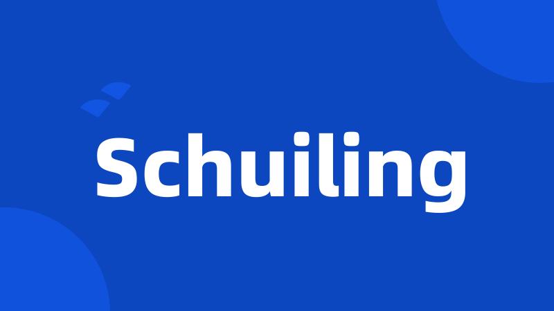 Schuiling