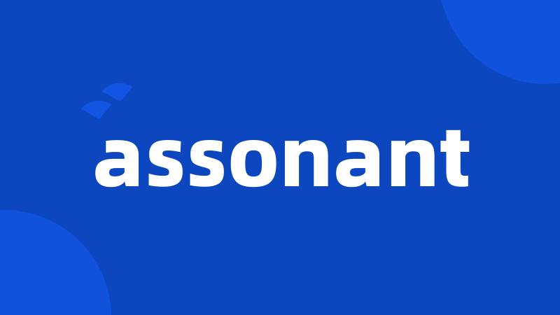 assonant