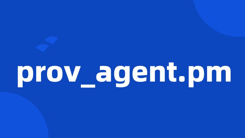 prov_agent.pm