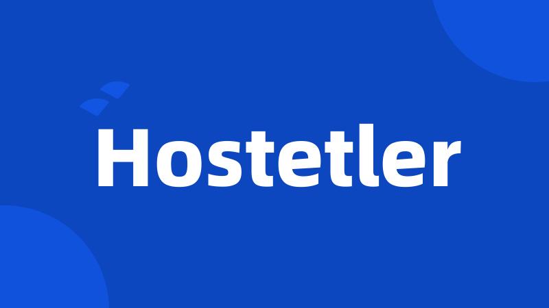 Hostetler