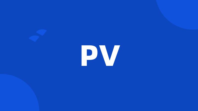 PV