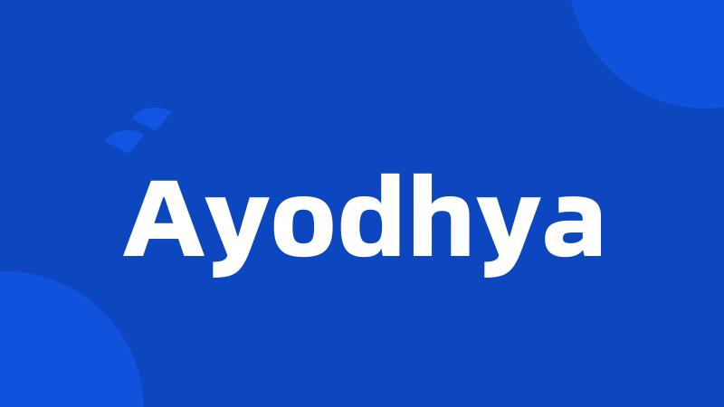 Ayodhya