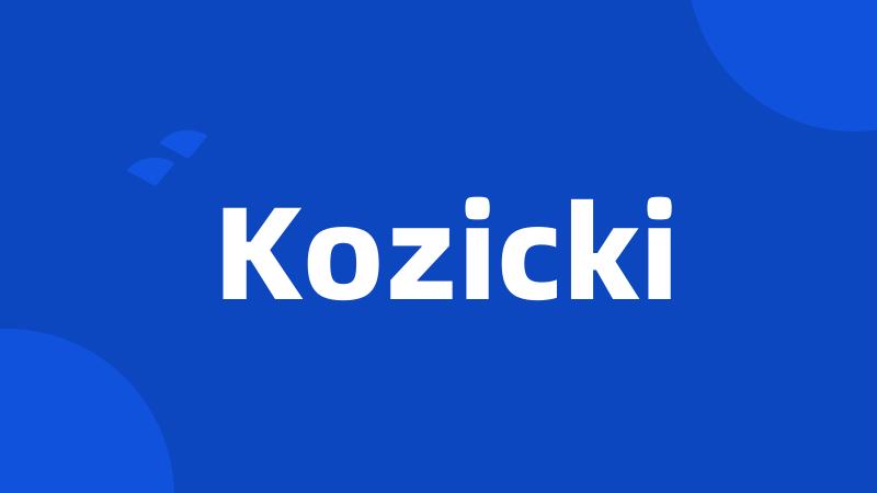 Kozicki