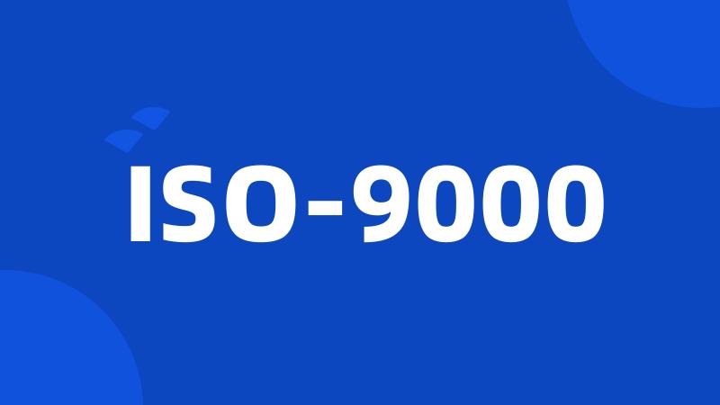 ISO-9000