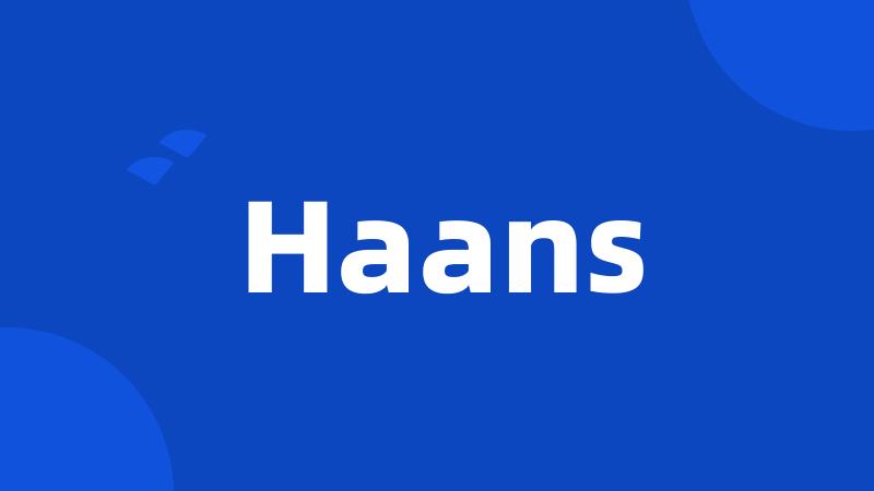 Haans