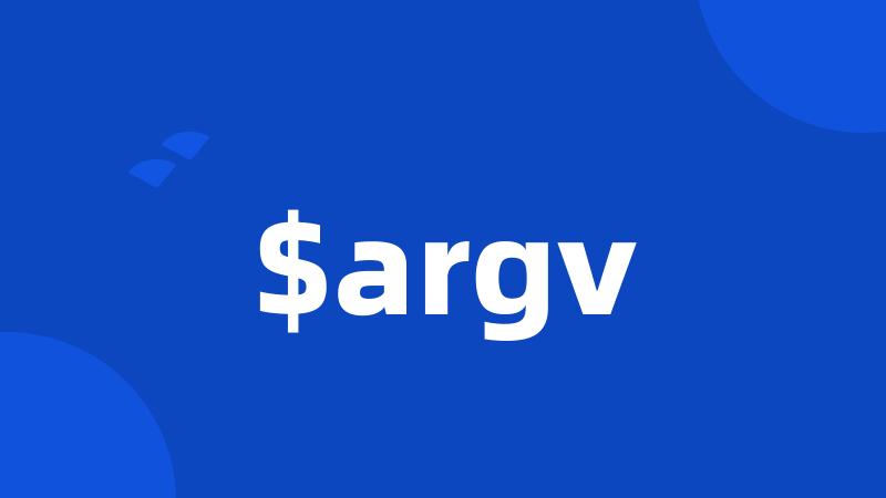 $argv