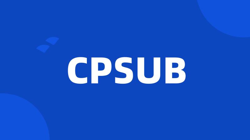 CPSUB