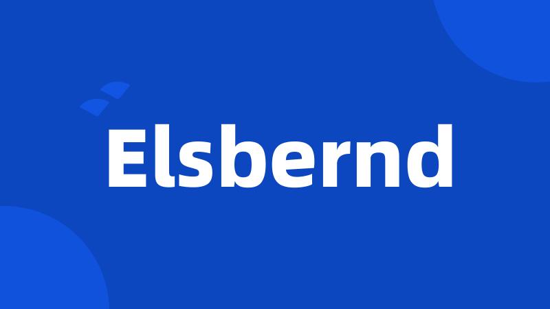 Elsbernd