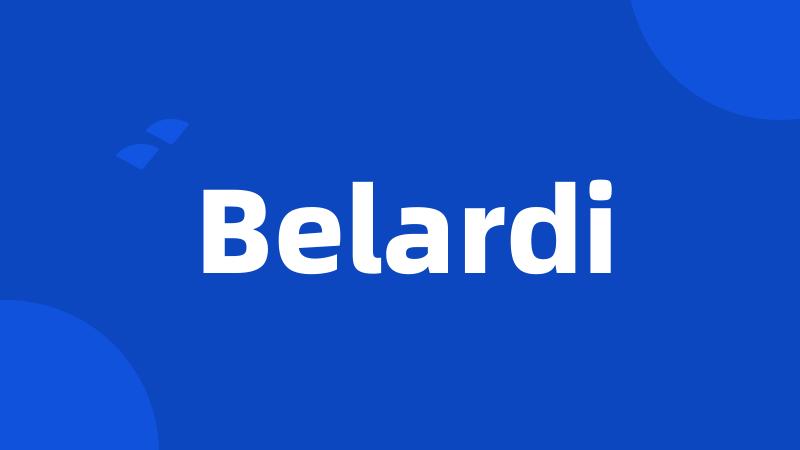 Belardi