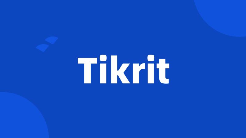 Tikrit