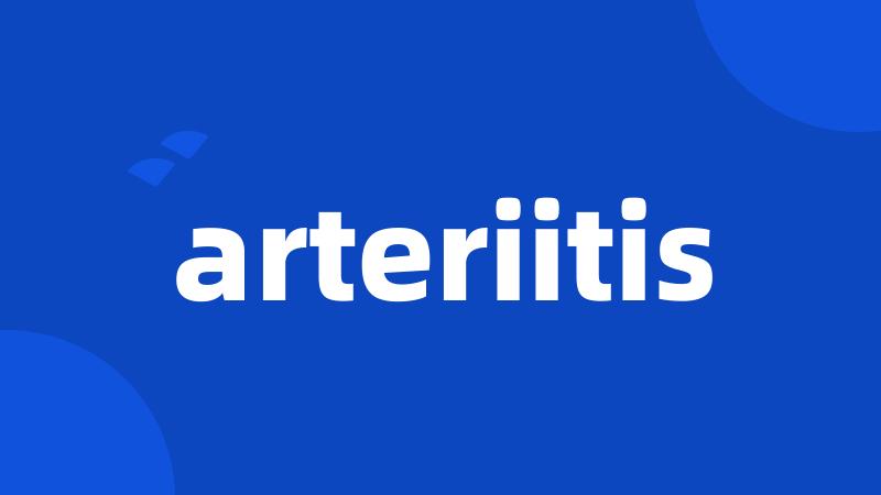 arteriitis