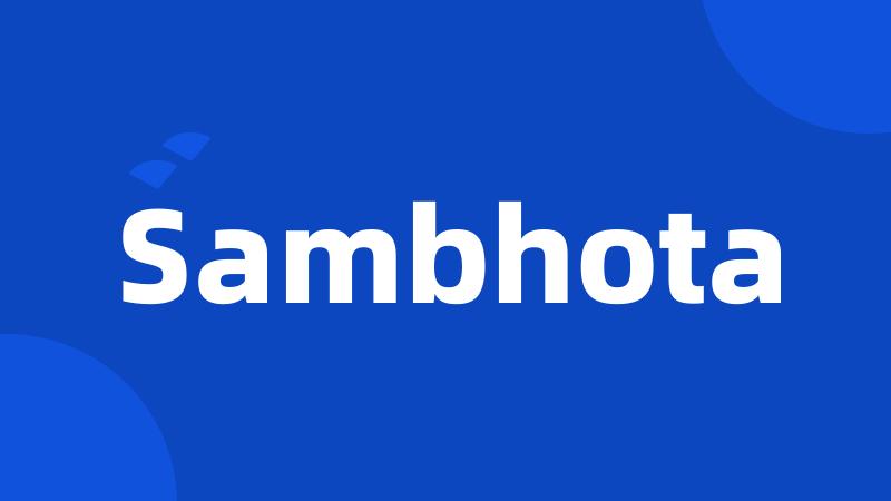 Sambhota