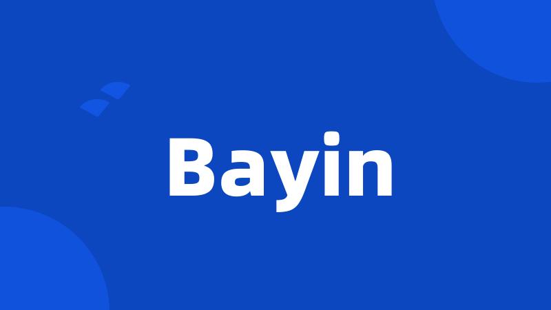 Bayin