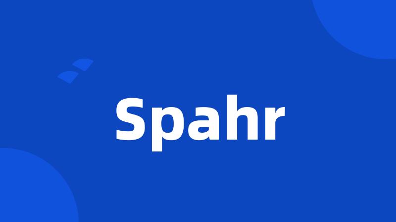 Spahr