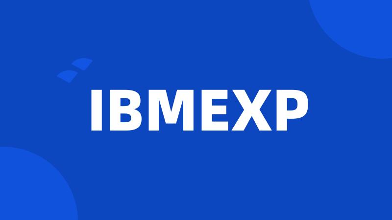 IBMEXP