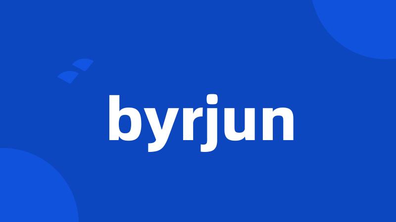 byrjun