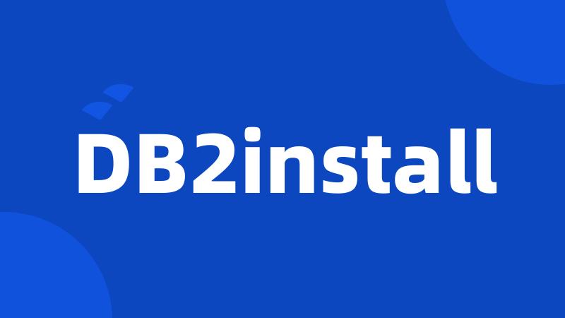 DB2install