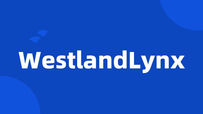 WestlandLynx