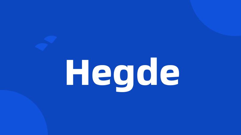 Hegde